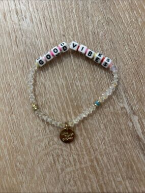 Little Words Project Good Vibes Beaded Bracelet